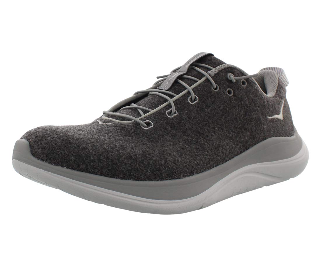 Hoka Women's Hupana Flow Wool Running Shoes, Dark Shadow/Wild Dove, 9.5 B(M) US