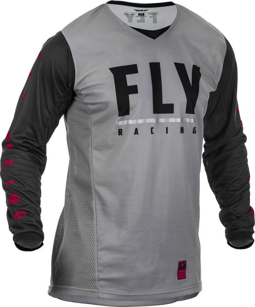 Fly Racing Patrol Men's Off-Road Motorcycle Jersey - Grey/Black/Small