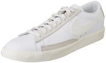 Nike Blazer Low Leather Mens Trainers CW7585 Sneakers Shoes (UK 7 US 8 EU 41, White sail Platinum Tint 100)