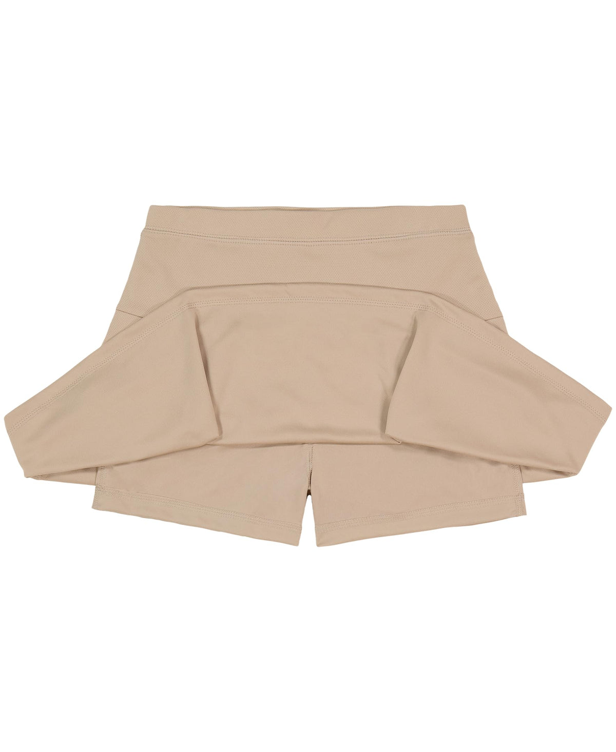 Nautica Girls' Big School Uniform Sensory-Friendly Performance Pleated Scooter, Khaki, 12