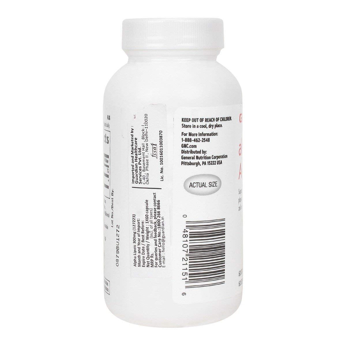 GNC Alpha-Lipoic Acid 300mg, 60 Caplets, Supports Antioxidant Regeneration