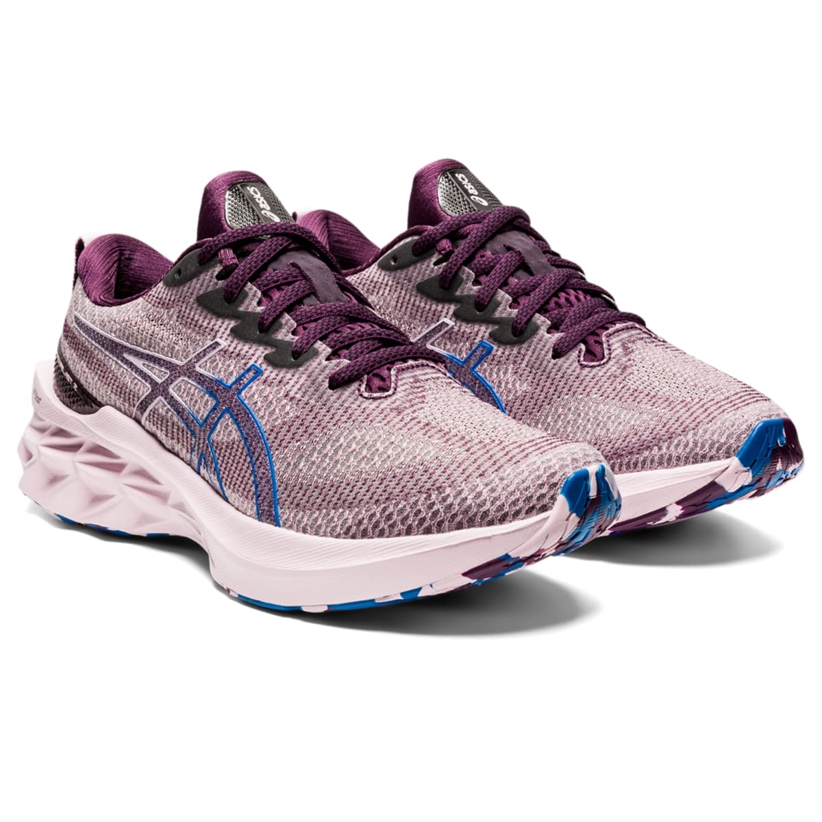 ASICS Women's NOVABLAST 2 LE Running Shoes 11 Deep Plum/Barely Rose