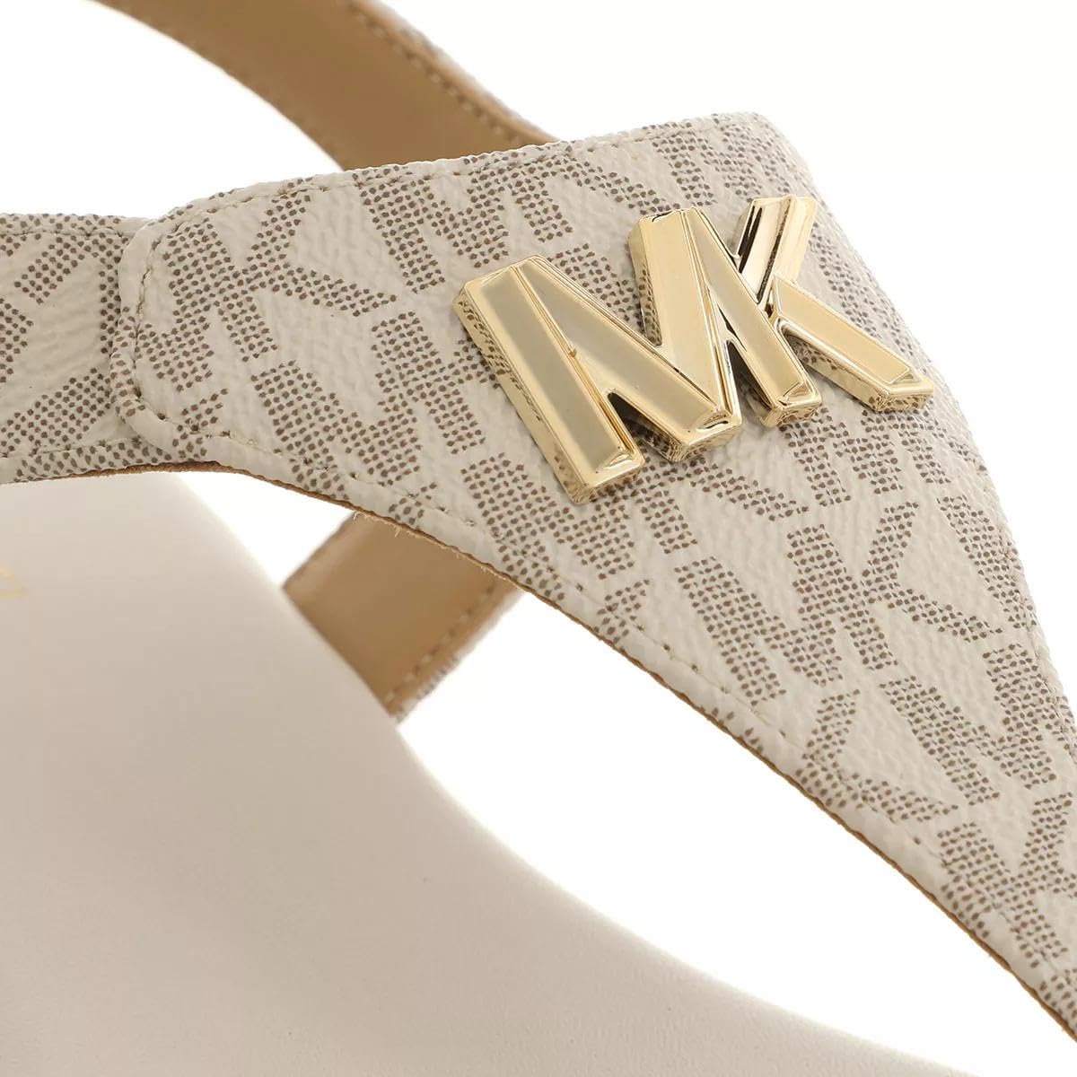 Michael Kors Jilly Flat Sandal Vanilla 8 M