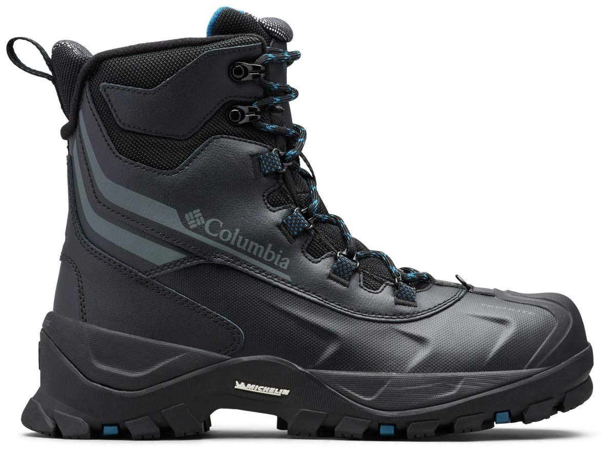 Columbia Men's Bugaboot Plus IV Omni-Heat, Black/Phoenix Blue, 13