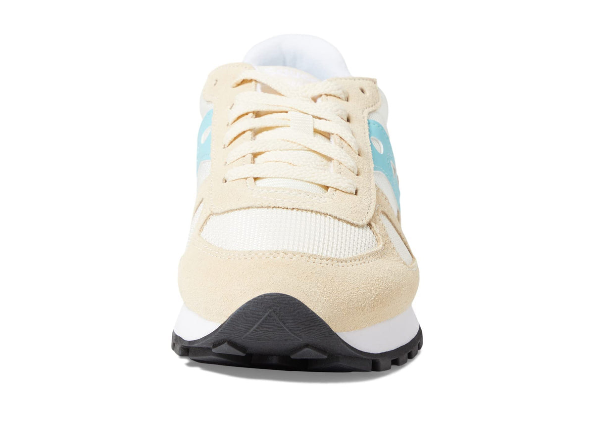 Saucony® Originals Shadow Original Summer Shoes for Women – Rubber Tread Pattern – TPU Heel – Lace-up Closure Tan/Turquoise 12 B - Medium