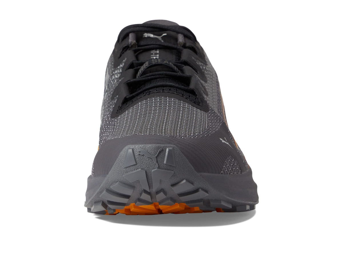 PUMA Fast-Trac Nitro Puma Black/Orange Brick 10 D (M)