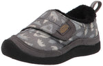 KEEN Unisex-Child Howser Low Wrap Casual Comfy Durable Slippers Big Kid (8-12 Years) 6 Big Kid Steel Grey/Star White