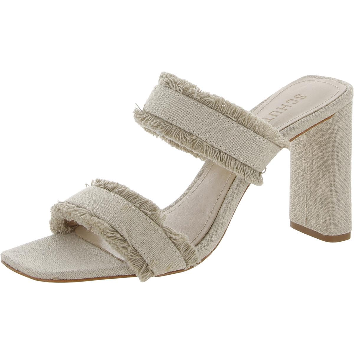 Schutz Women's Amely Sandal, Oyster, 8.5