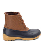 Sperry unisex child Port Boot, Tan/Navy, 4 Big Kid US