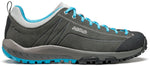 ASOLO Space GV Hiking Shoes - Women's Graphite/Cyan Blue 7.5
