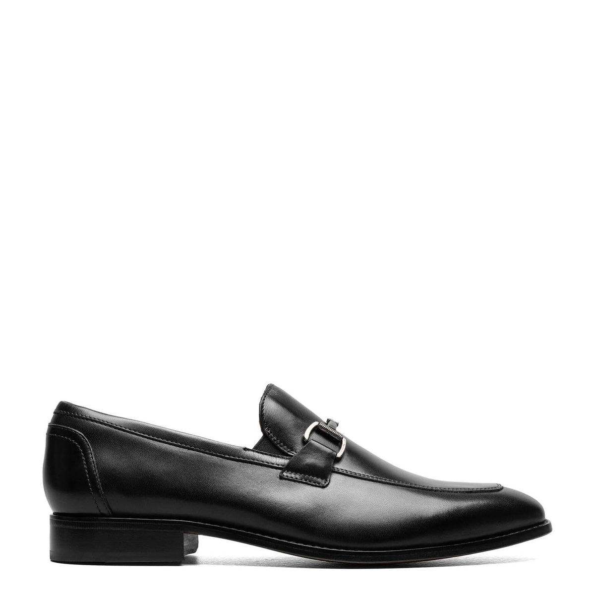 Florsheim Conetta Moc Toe Bit Slip-On Loafer Black 12 W (3E)