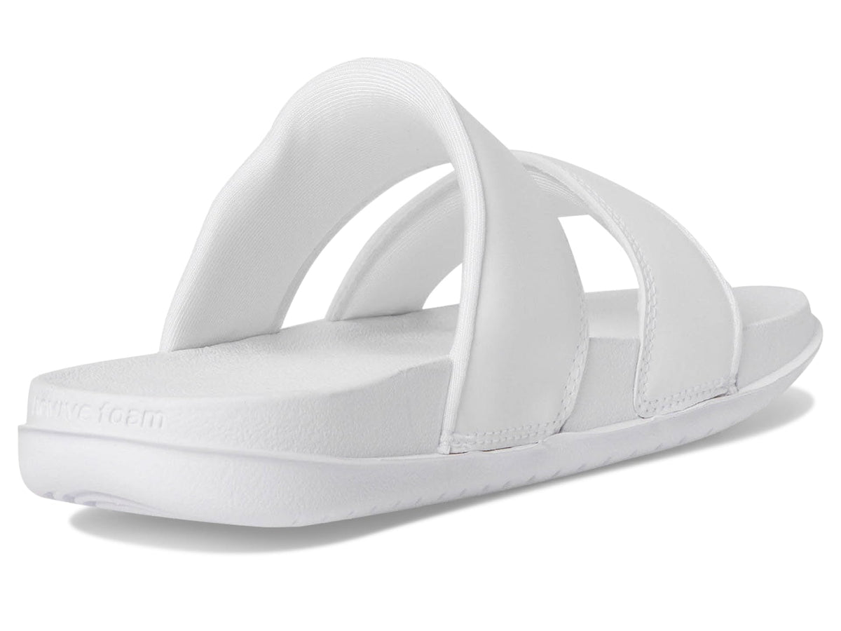 Nike Women's Offcourt Duo Slide Sandal, White/Black/White, 10