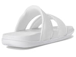 Nike Women's Offcourt Duo Slide Sandal, White/Black/White, 10