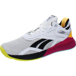 Reebok Women's Nano X Cross Trainer, 7.5 US, Footwear White/Core Black/Solar Gold