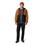 Columbia Men's Backbowl II Remastered Full Zip Hoodie, Camel Brown/Black, Medium