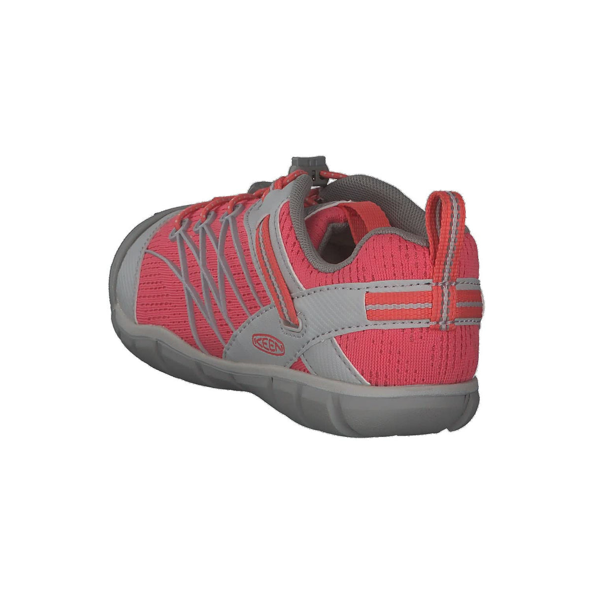 KEEN Kids' Chandler CNX Comfortable Sneakers, Drizzle/Dubarry, 2 Big Kid