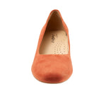 Trotters Women's Daria Pump, Terracotta Suede, 12