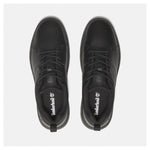Timberland Men's Maple Grove Low Lace Up Sneaker, Black Full Grain, 11 Wide
