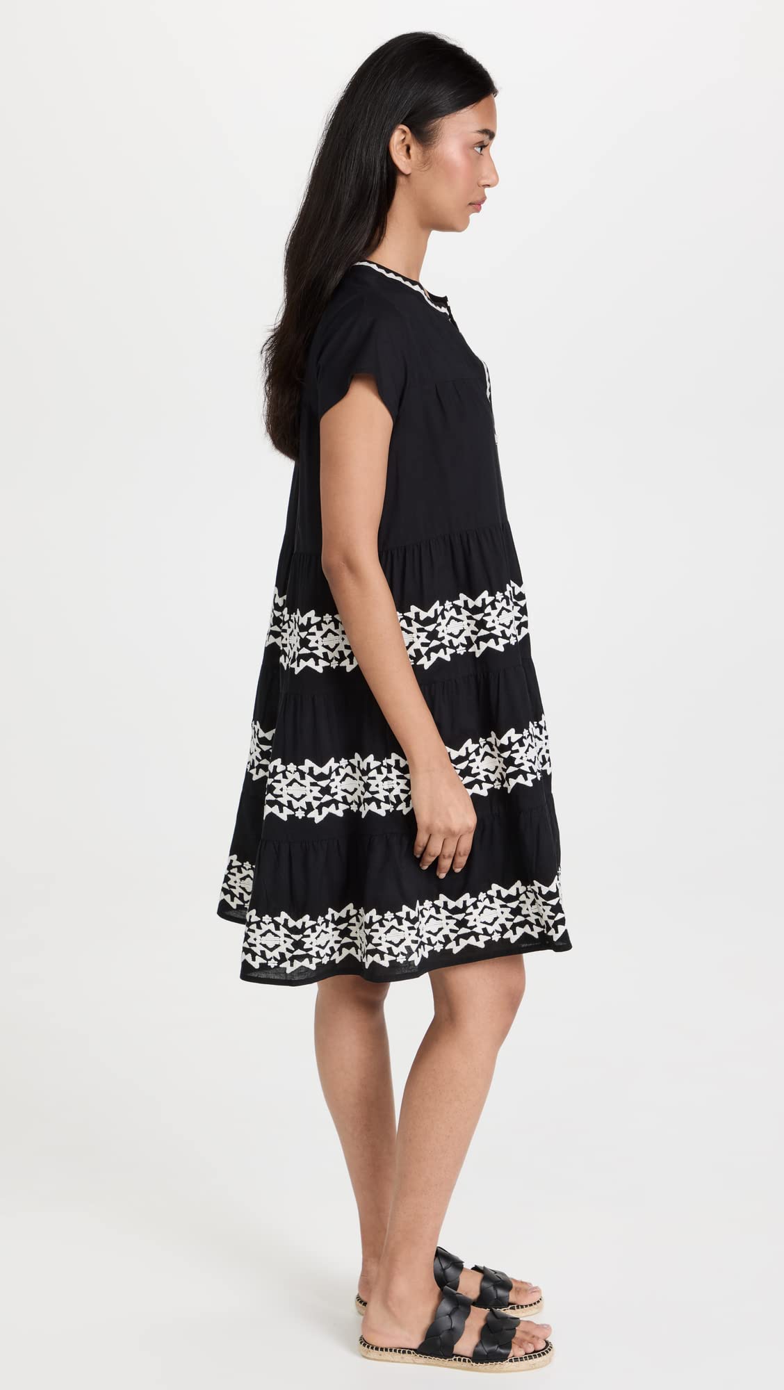 Roller Rabbit Women's Pamela Dress, Black, L