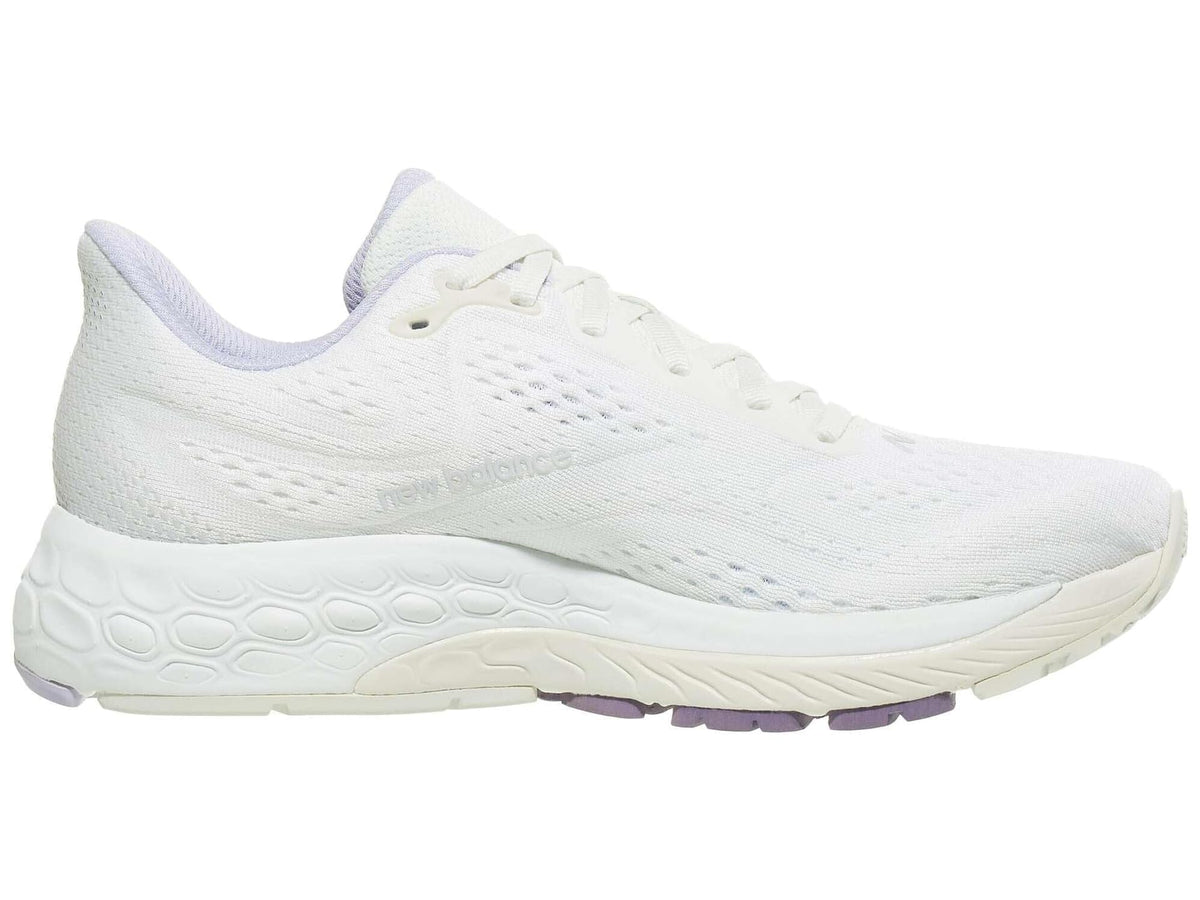 New Balance Women's W880v13 Running Shoe 5.5 Sea Salt/Grey Violet