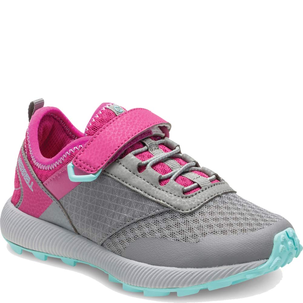 Merrell Girl's Morphisis (Little Kid/Big Kid) Grey/Pink 4.5 Big Kid M