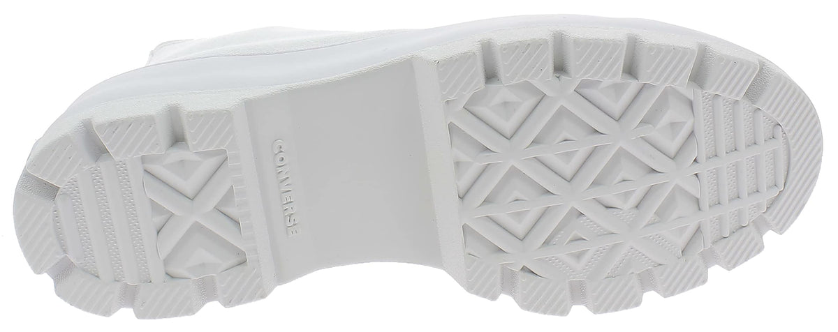 Converse Womens Chuck Taylor All Star Lugged White/Black/White Sneaker US 10