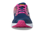 Saucony Axon Sneaker, Navy/Pink, 1 Wide US Unisex Big_Kid