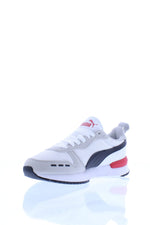 PUMA R78 Jr Boys' Youth Sneaker 4 M US Big Kid White-Black-High Risk Red