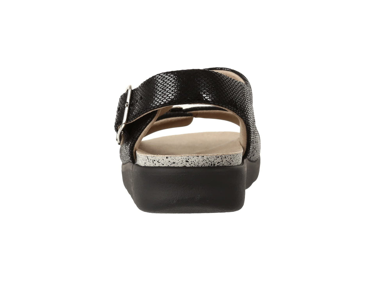 SAS Relaxed Comfort Sandal Black Snake 6.5 M (M) (B)