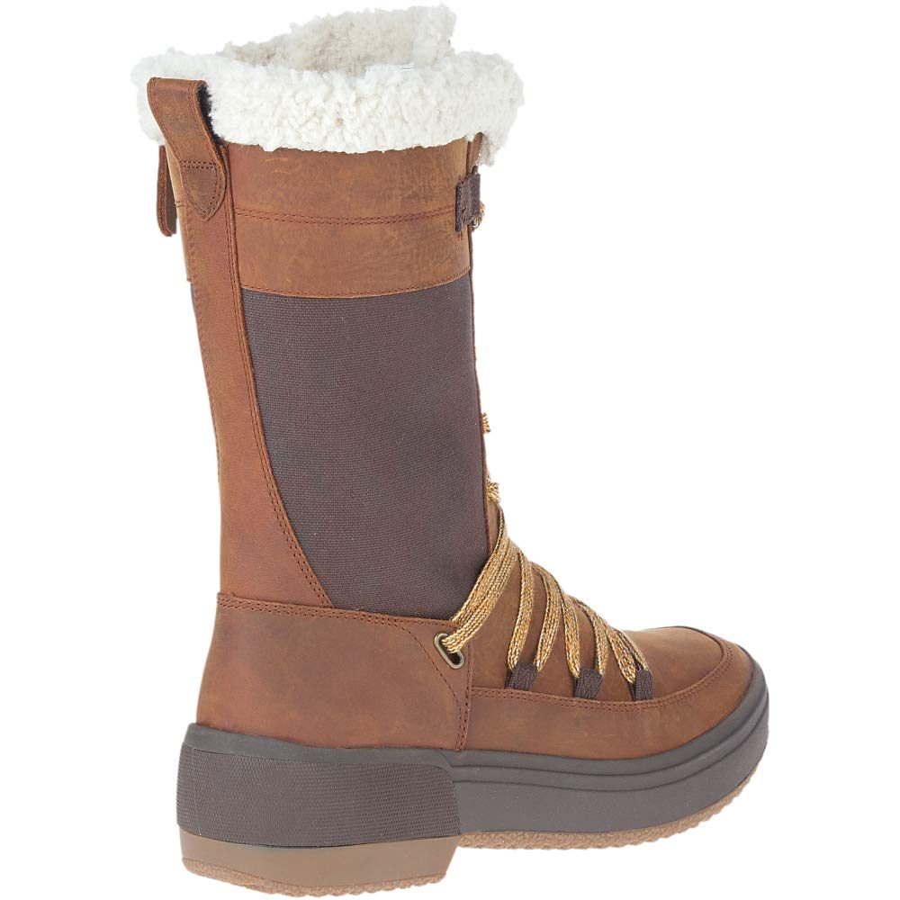 Merrell Haven Tall Lace Polar Waterproof Oak 10.5 M