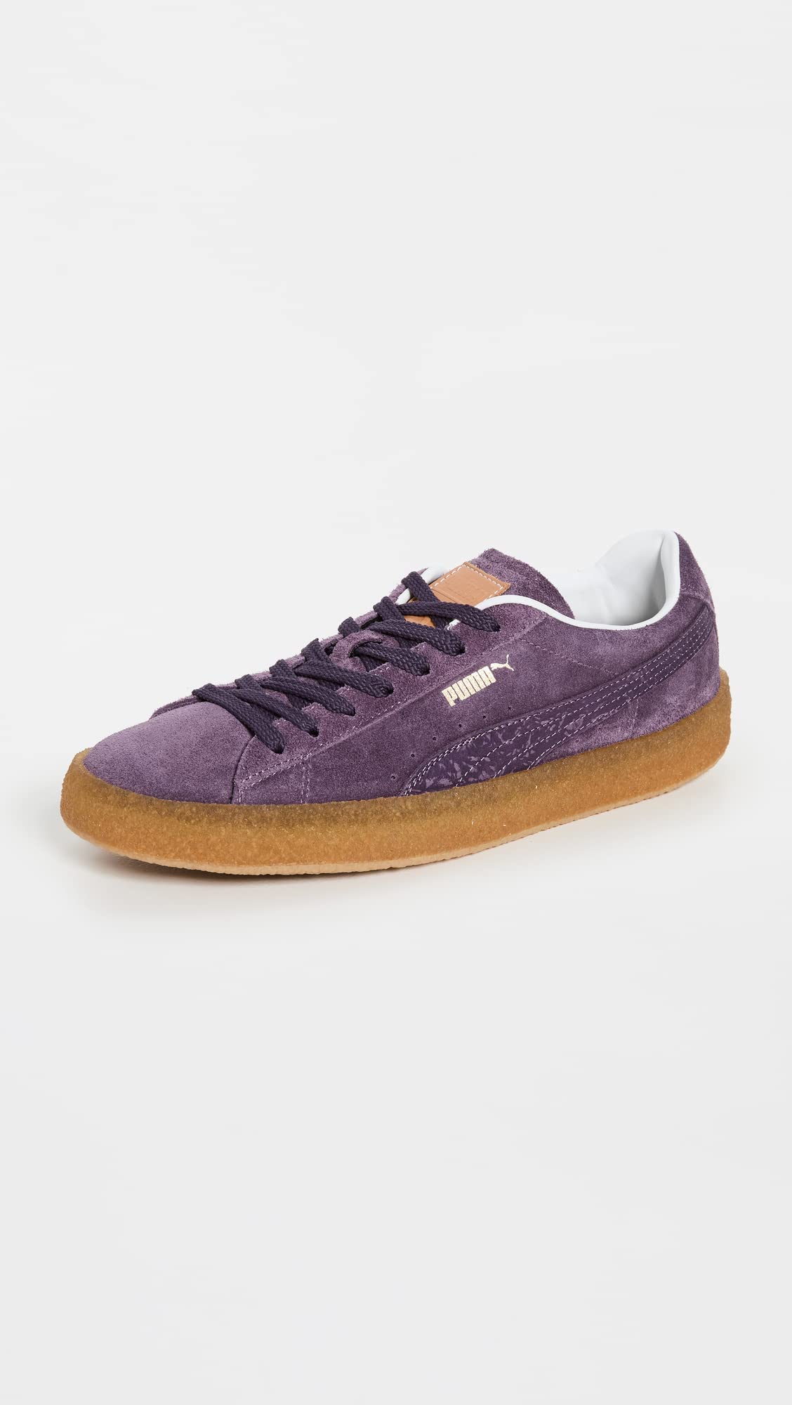 PUMA Select Men's Suede Crepe SC Sneakers, Sweet Grape/Plum Purple/White, 8.5 Medium US