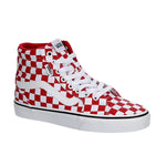 Vans Unisex Filmore Hightop Platform Sneaker - Tonal Checkerboard Red 10