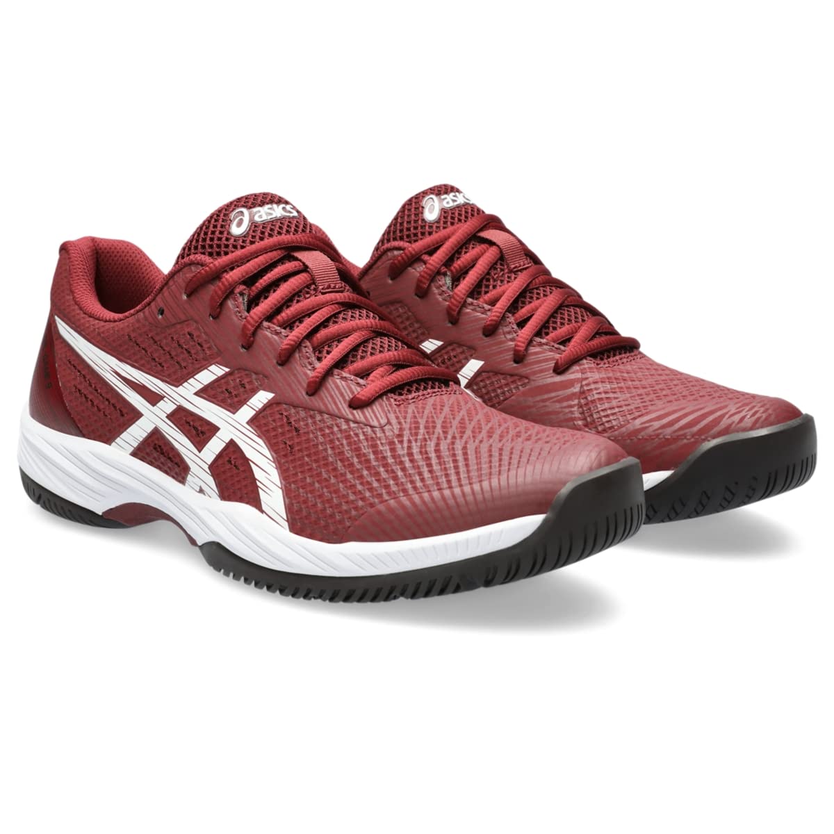 ASICS Gel-Game 9 Tennis Shoe Antique Red/White 6 D (M)