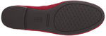 Aerosoles Women's Homerun Ballet Flat 10.5 Red Suede