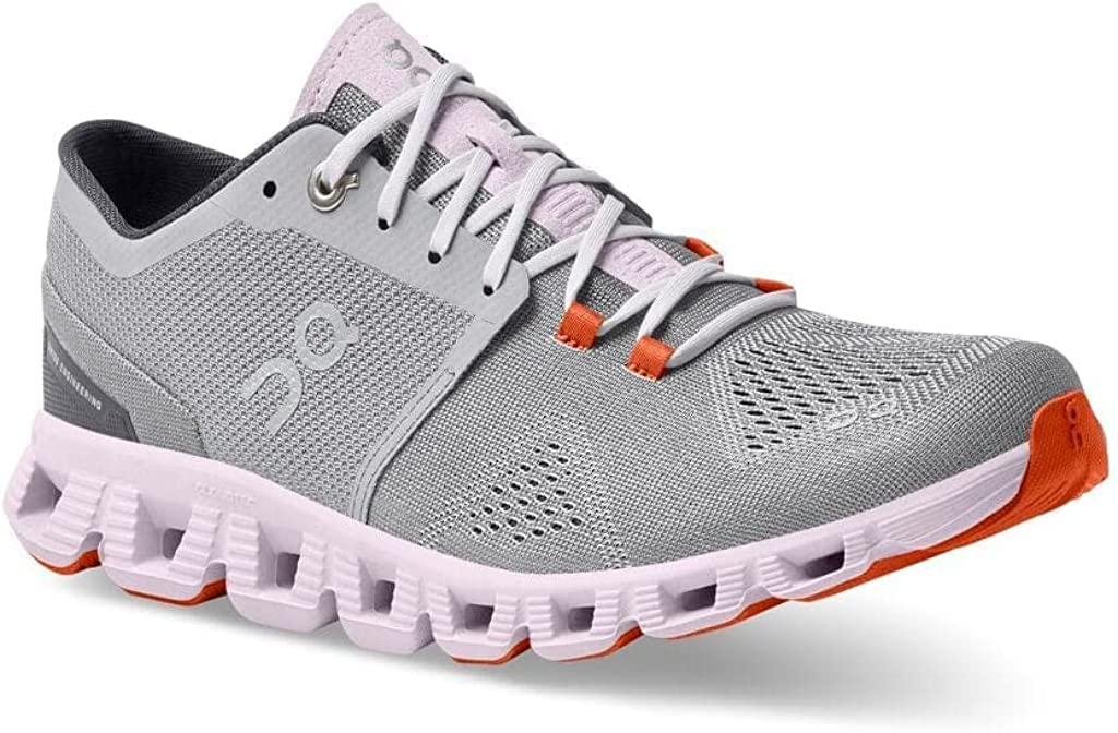 On Women's Cloud X Sneakers, Alloy|Lily, 10.5