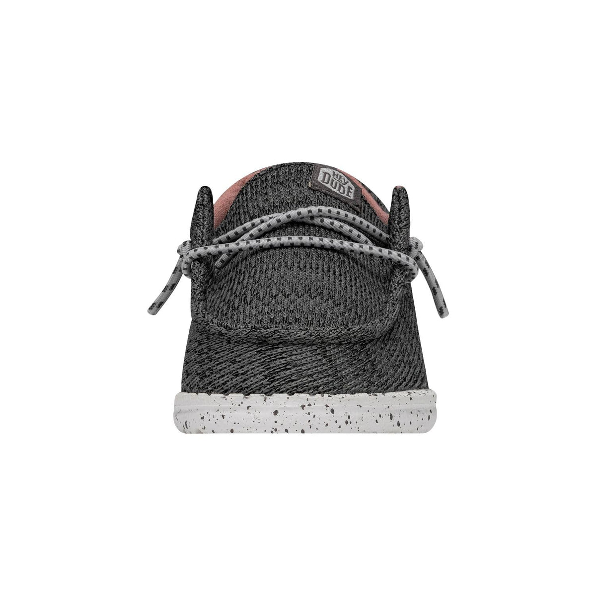 HEYDUDE Girl's Wendy T Sport Mesh Black Size 8 | Youth's Shoes | Youth Slip-on Loafers | Comfortable & Light-Weight