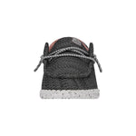 HEYDUDE Girl's Wendy T Sport Mesh Black Size 8 | Youth's Shoes | Youth Slip-on Loafers | Comfortable & Light-Weight