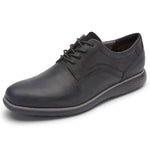 Rockport Men's Garett Plain Toe Oxford, Black, 11.5