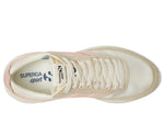 Superga 4089 - Training 9Ts Slim White Avorio/Pink Ashbeige Light Eggshell EU 42 (US Women's 10.5) Medium