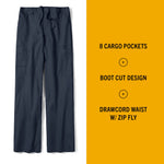 Carhartt Ripstop: Men’s Boot Cut Cargo Pant — Navy, 2X
