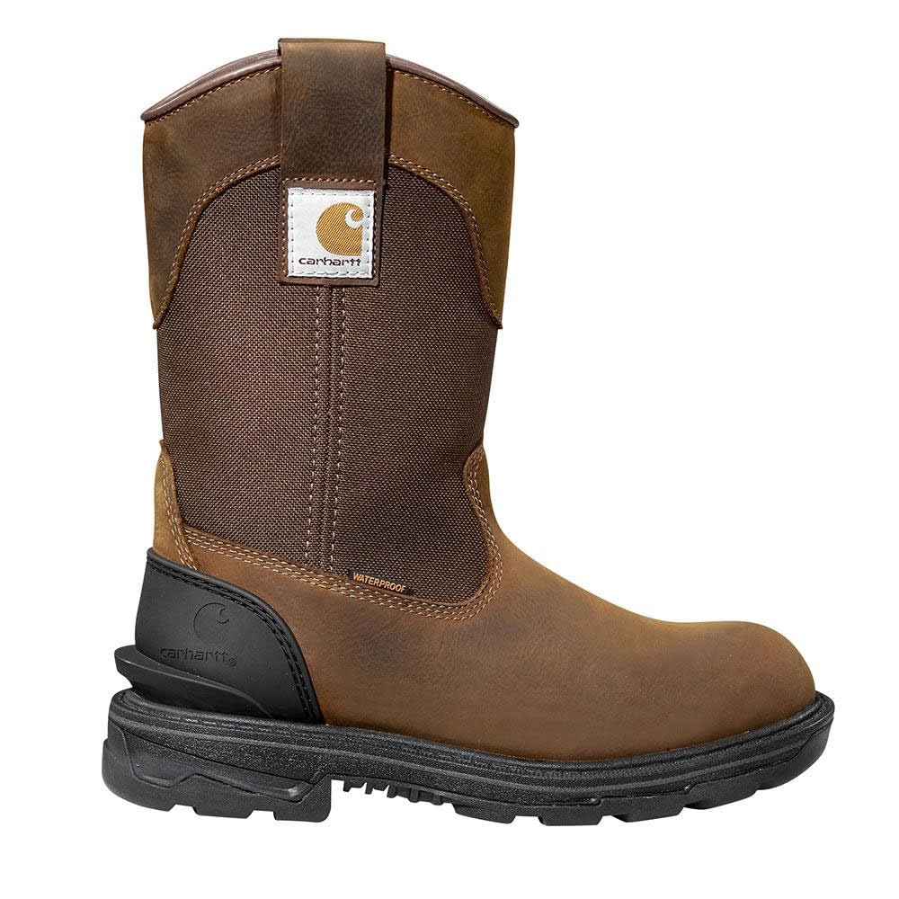 Carhartt FT1502-W9M Ironwood Waterproof 11" Alloy Toe Wellington Brown 9M