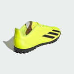 adidas Soccer X Crazyfast Club Turf (Little Kid/Big Kid) Team Solar Yellow/Black/White 3 Little Kid M