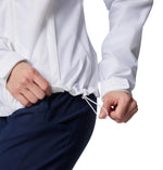 Columbia Womens Switchback IV Rain Jacket, White, Large