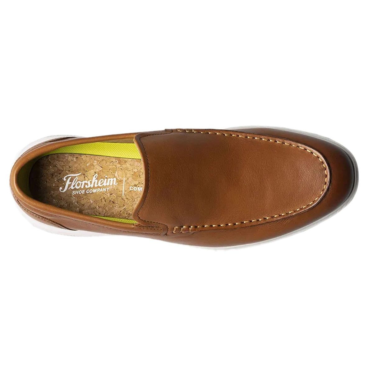 Florsheim Hamptons Moc Toe Venetian Loafer Mens Slip On 14 DM US Cognac
