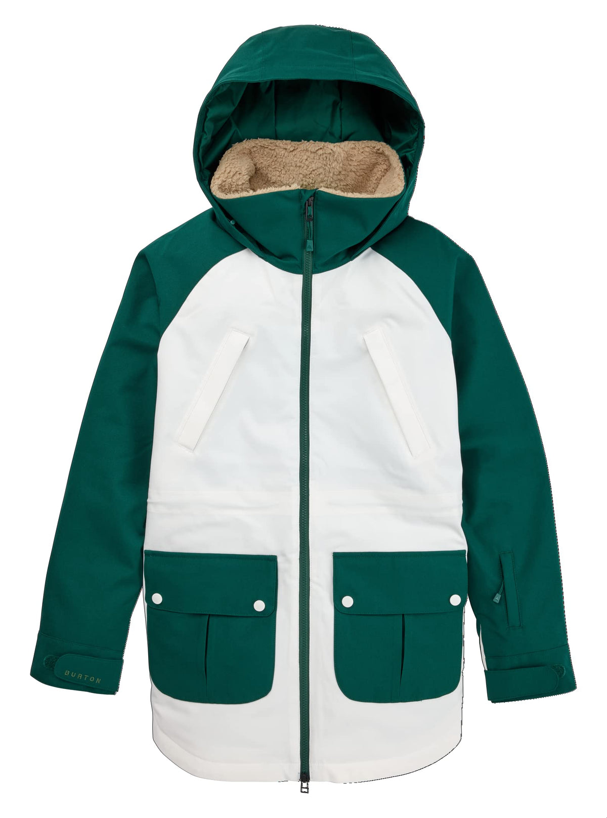 Burton Women's Standard Prowess Jacket, Botanical Garden/Stout White, Medium