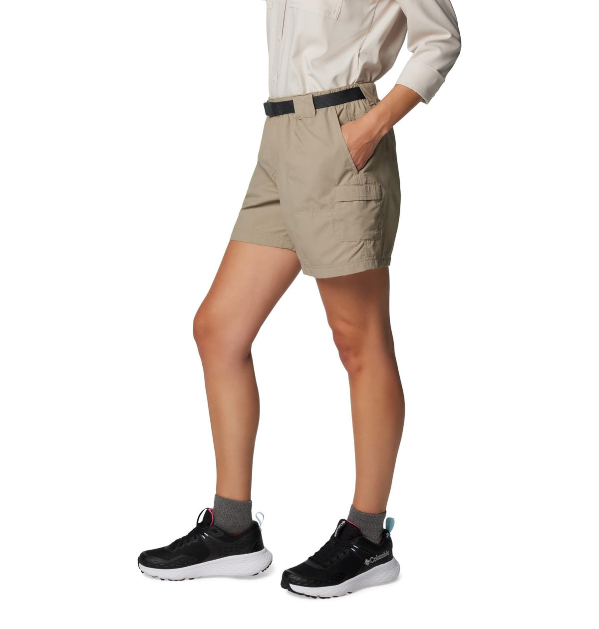 Columbia Women's Sandy River Cargo Short II, Tusk, XX-Large