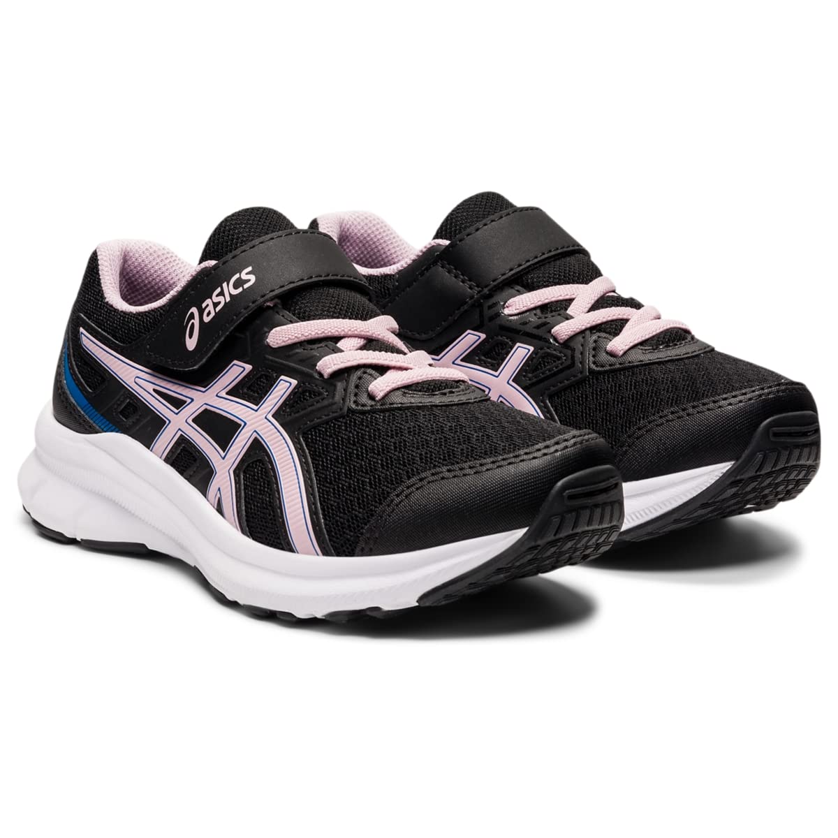 ASICS Girl's Jolt 3 PS (Toddler/Little Kid) Black/Barely Rose 1 Little Kid M