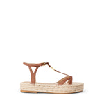 Lauren Ralph Lauren Women's Payton Espadrille Deep Saddle Tan 9.5 Medium