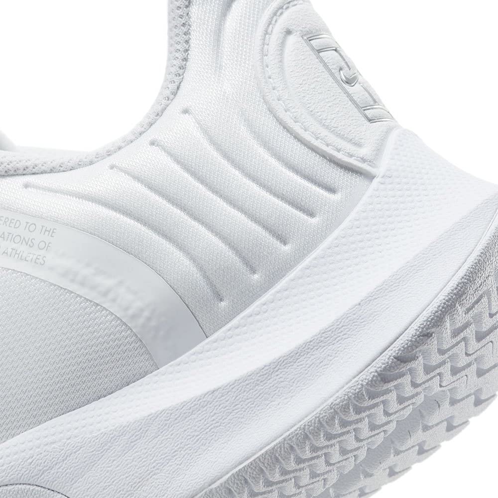 Nike Air Zoom GP Turbo HC Womens Tennis Shoes CK7580 Sneakers Trainers (UK 7 US 9.5 EU 41, White Metallic Silver 104)