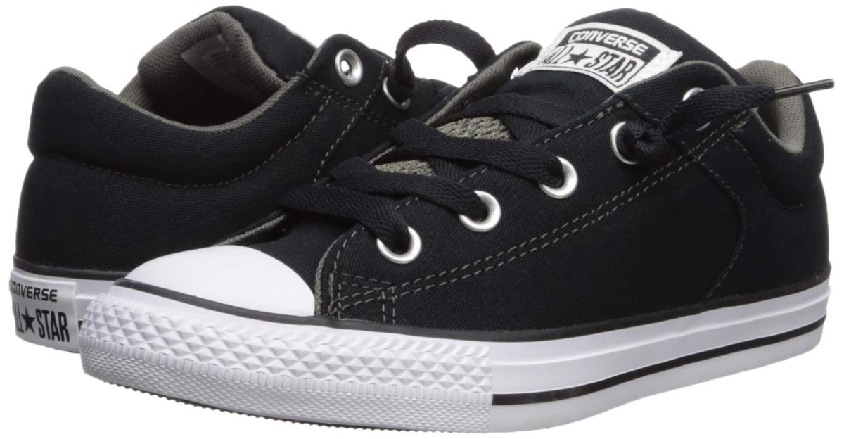 Converse Kids Boy's Chuck Taylor® All Star® High Street Slip (Little Kid/Big Kid) Black 3 Little Kid M